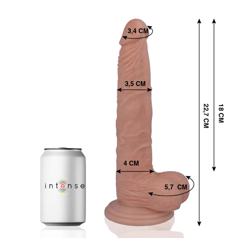 gode réaliste caoutchouc ventouse puissante texture douce soyeuse hypoallergénique souple dimensions idéales mains libres surface lisse compatible lubrifiants aqueux réutilisable
