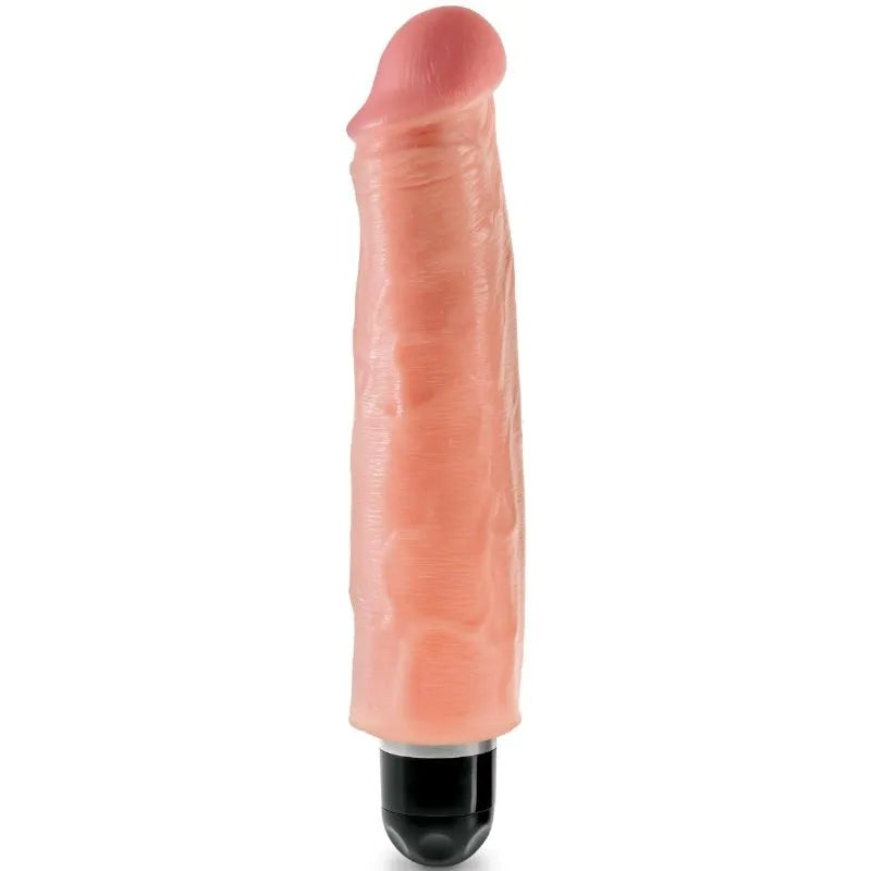 Gode réaliste vibrant multivitesse imperméable sans phtalates couleur peau texture souple matériau hypoallergénique moteur puissant fabrication américaine