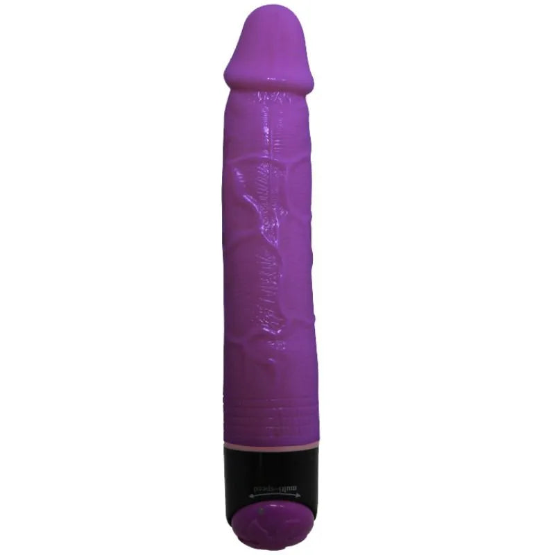 Gode vibrant réaliste texturé veiné super doux hypoallergénique matériau TPR ABS ergonomique multi vitesse régulateur base piles AA