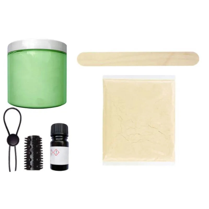 Godemichet Personnalisé Phosphorescent Nocturne Réutilisable Hypoallergénique Silicone Médical Flexible Courbé Ergonomique Adaptable Ajustable Kit Complet Facilement Moulable Anneau Maintien Sécurisé