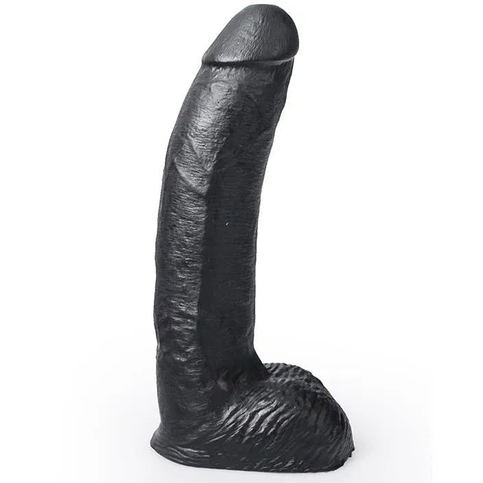 godemichet réaliste ventouse aspiration puissante compatible système universel 22cm diamètre 49mm testicules nontoxique hygiénique facile nettoyage sensations intenses