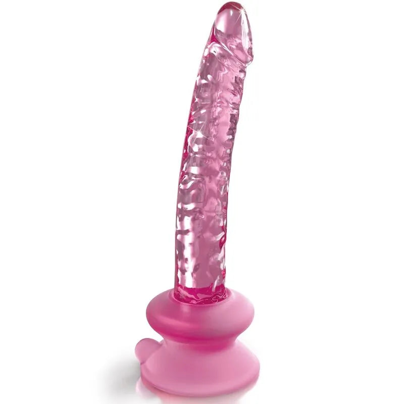 godemichet verre ventouse réaliste veiné ergonomique translucide sécurisé durable amovible puissant hygiénique lavable polyvalent esthétique compact