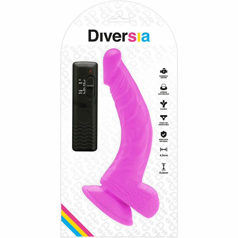 Gode rose flexible avec ventouse, télécommande noire, design ergonomique, matériaux sûrs, vibrations puissantes.