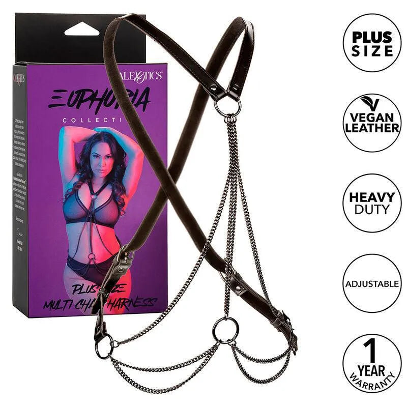 Harnais Grande Taille Multi Chaînes Luxe