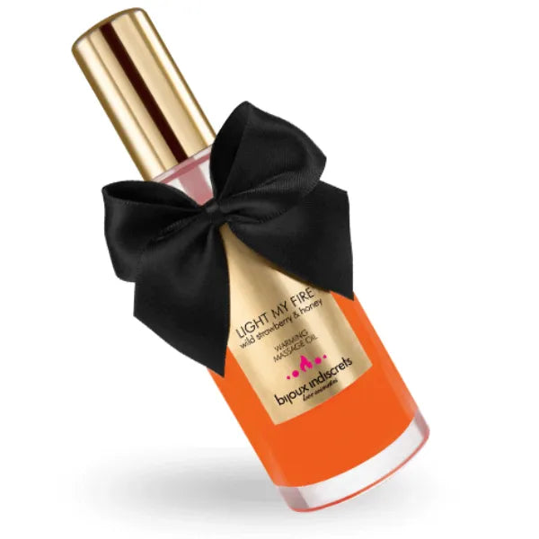 Huile De Massage Érotique Effet Thermique Fraise