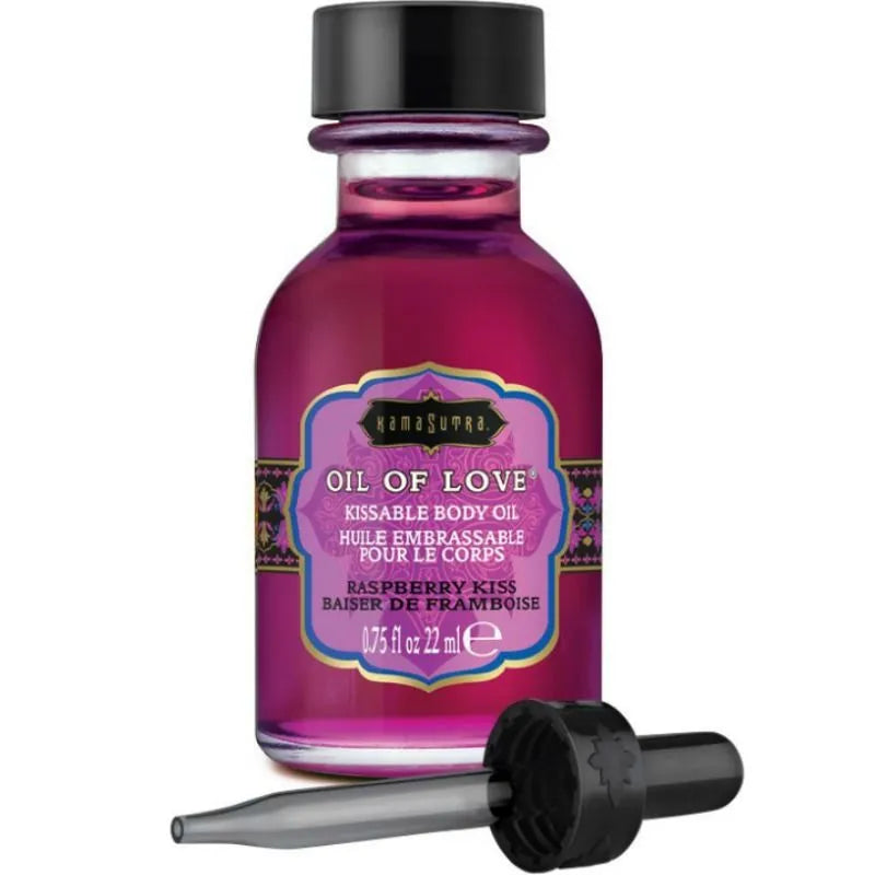 Huile Embrassable Saveur Framboise Préliminaires