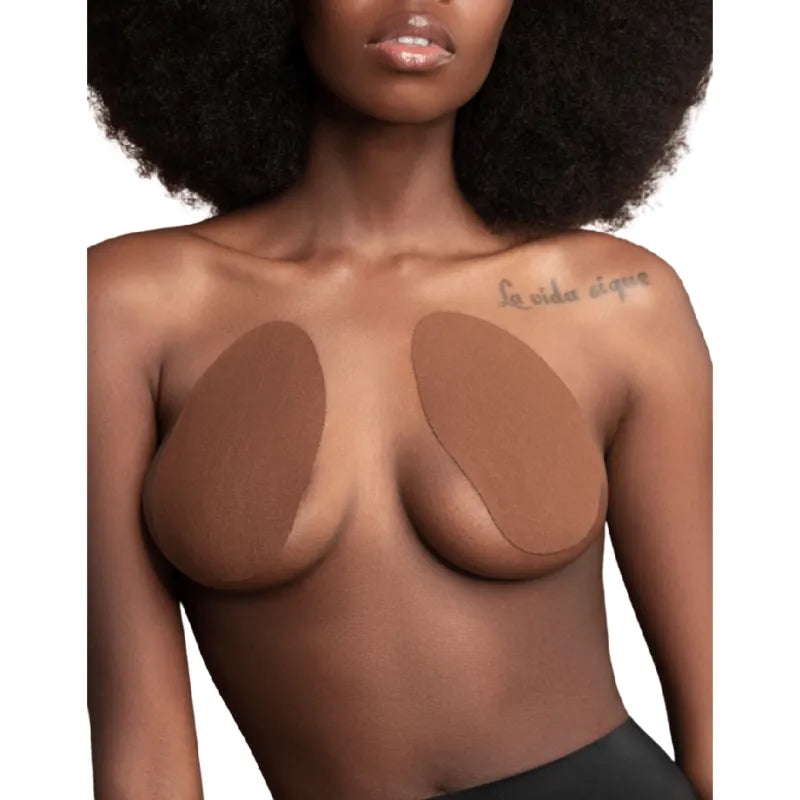 coussinets lifting seins sans bretelles coton respirant imperméable hypoallergénique adhésif durable dermatologique extensible peau naturel discret silhouette élégance