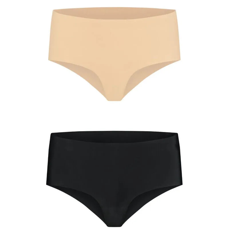 culotte invisible sans couture confort ultra douce seconde peau maintien léger gousset coton hygiénique extensible respirante lot deux