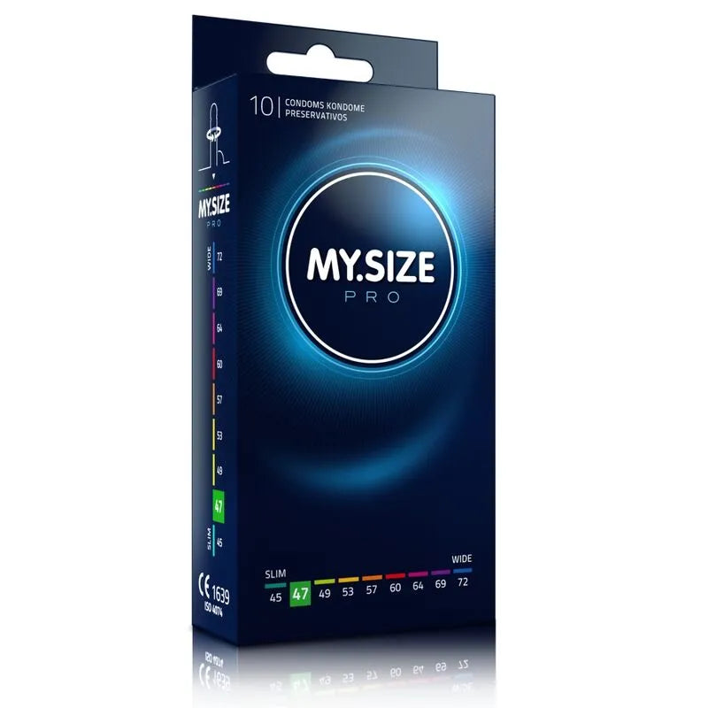 Préservatifs vegan ultra-sensibles personnalisés 47 mm sans allergènes 10 unités