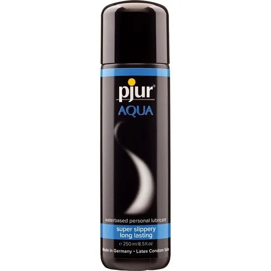 lubrifiant pjur base eau hydratant longue durée sans parfum peaux sensibles tolérance dermatologique prouvée compatible préservatifs flacon 250ml