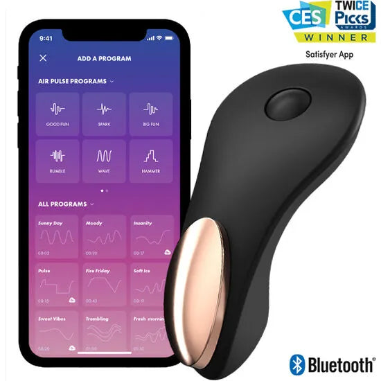 Vibrateur de culotte Satisfyer Little Secret silicone haute qualité contrôle Bluetooth stimulation clitoridienne discrètement sans application