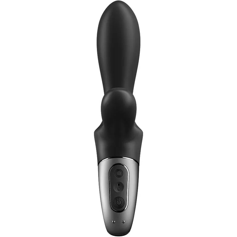 Vibrateur anal chauffant Satisfyer Heat Climax+ avec application, stimulation prostate, vibrations intenses, design moderne unisex, silicone doux, discrétion garantie