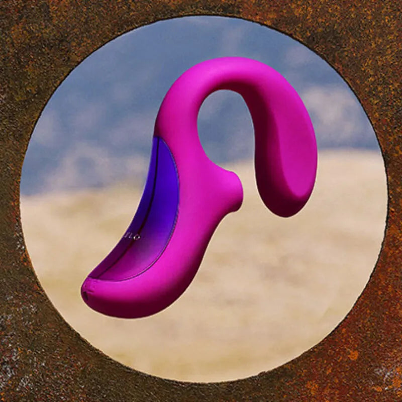 Masseur sonique double stimulation Lelo Enigma Cruise Deep Rose-orgasme combiné clitoridien point G-cruise control technologie-silicone medical grade-femme couple