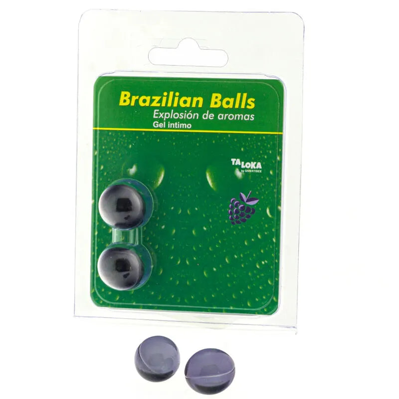 gel intime boules brésiliennes lubrifiant arôme baies parfumé sensuel fondant chauffant huile qualité supérieure dissolution corporelle sensations explosives