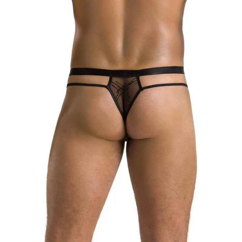 PASSION lingerie string collin noir certifié Oeko-Tex fabriqué Pologne moderne innovant