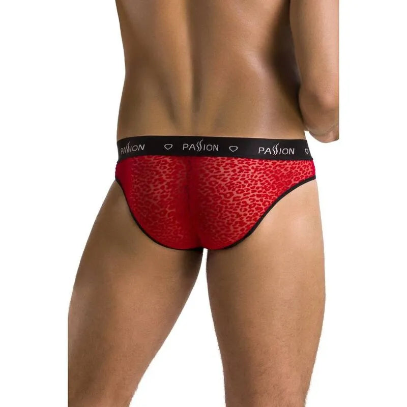 PASSION Slip Mike Rouge Lingerie Européenne Qualité Oeko-Tex Confort Innovant