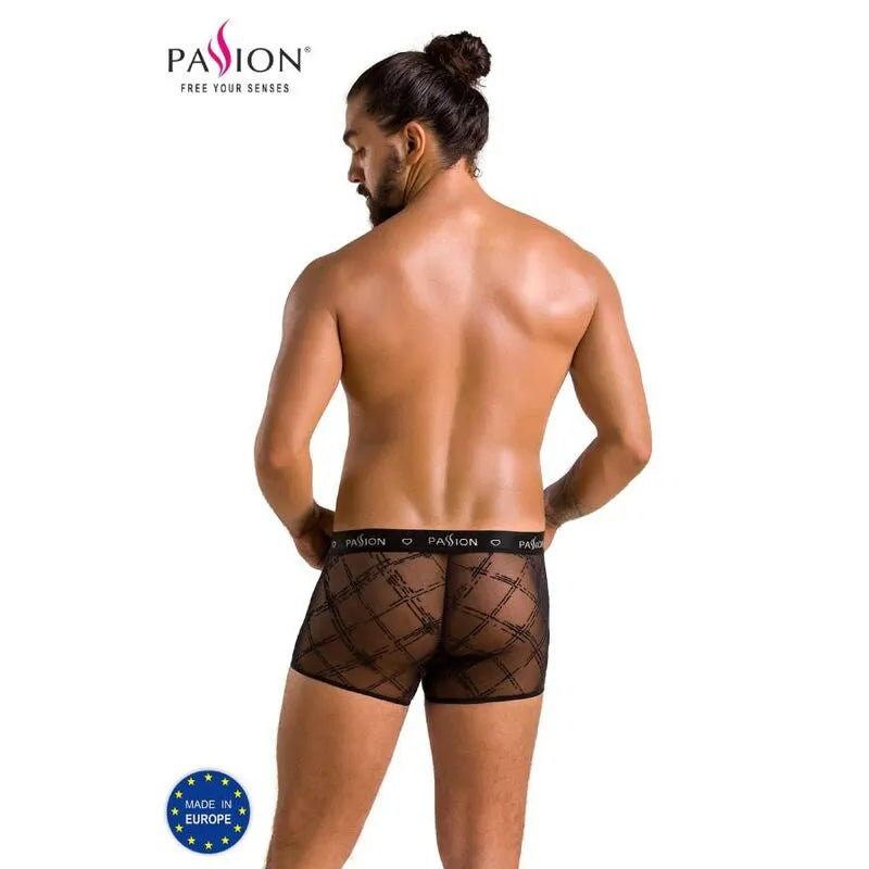 Passion Short Lingerie Noir Polyester Oeko-Tex Fabriqué Pologne Européenne