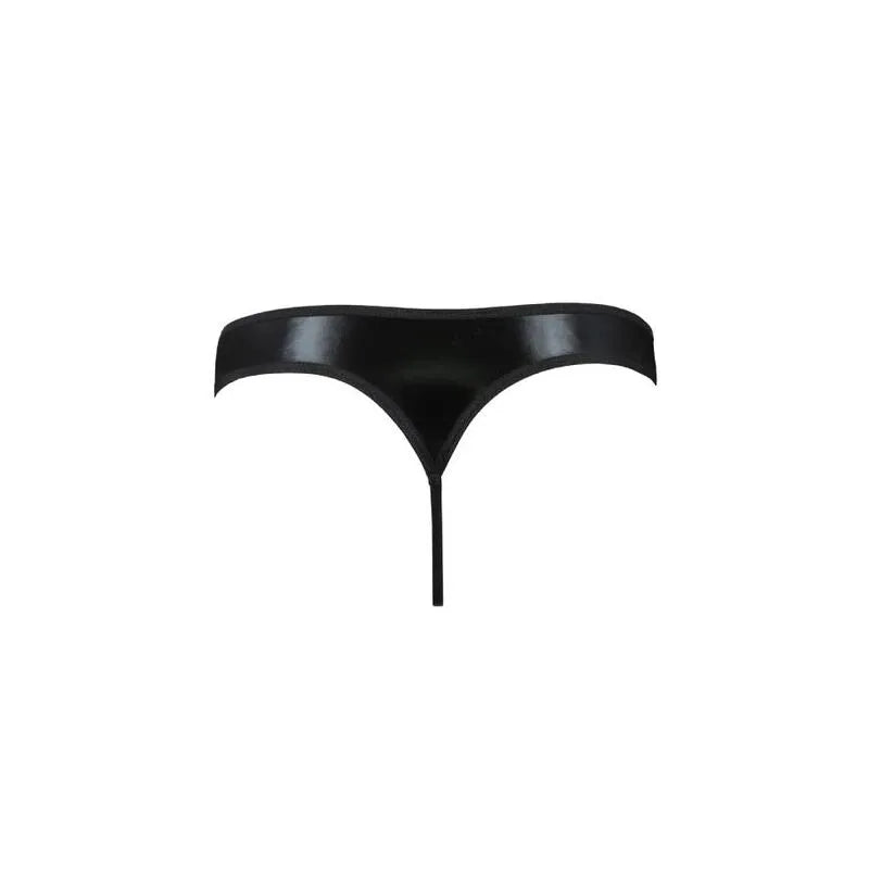 string noir polyester élasthanne polyamide OekoTex certifié écoresponsable fabriqué Pologne européen confortable extensible seconde peau élégant discret durable