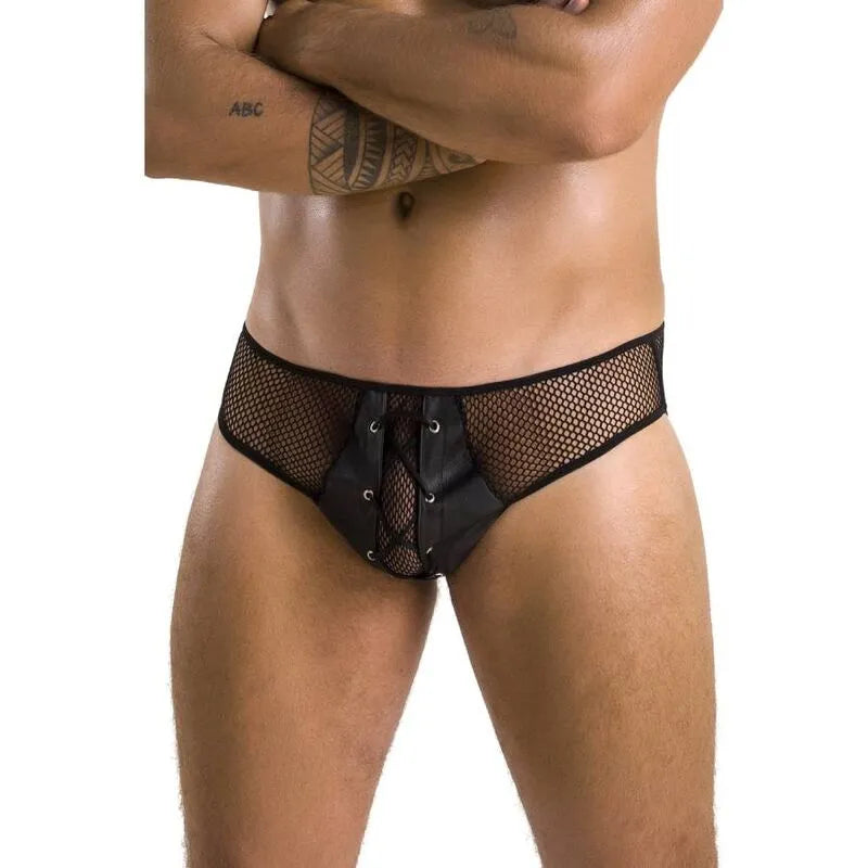 slip homme noir polyuréthane polyester Oeko-Tex fabriqué Europe