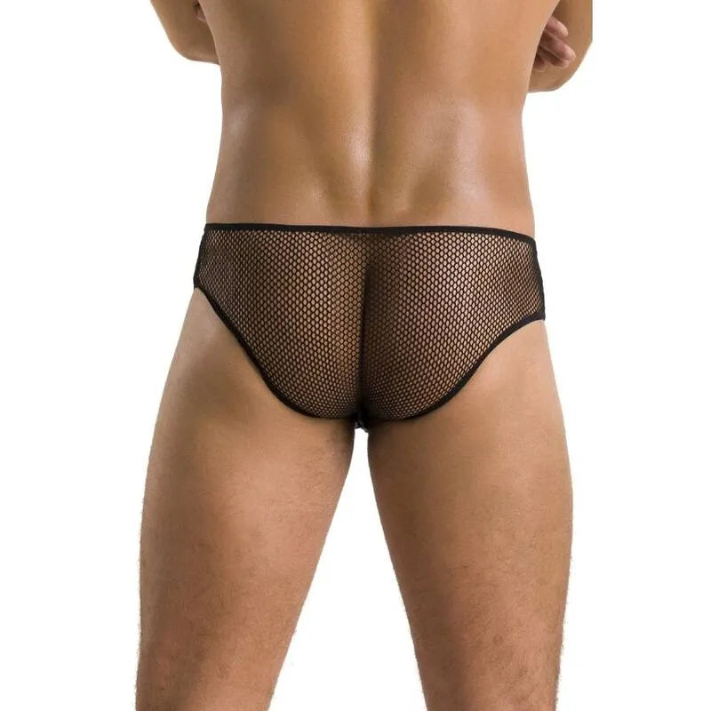 slip homme noir polyuréthane polyester Oeko-Tex fabriqué Europe