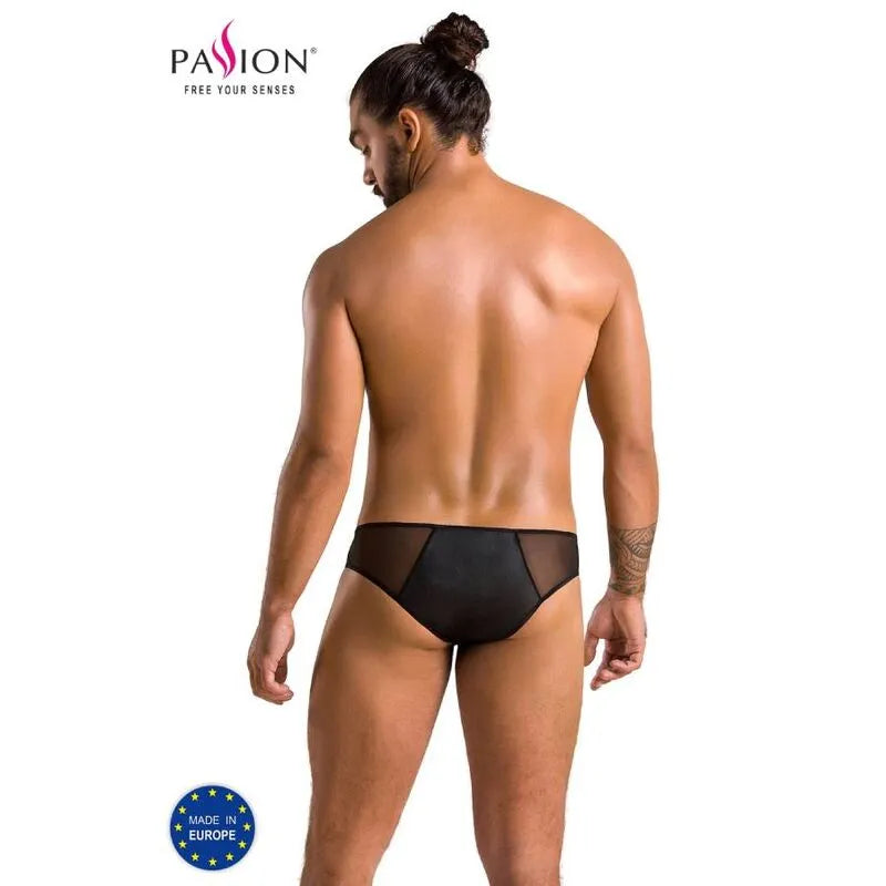 PASSION 042 Slip Timmy Noir Lingerie Innovante Certifiée Oeko-Tex Europe