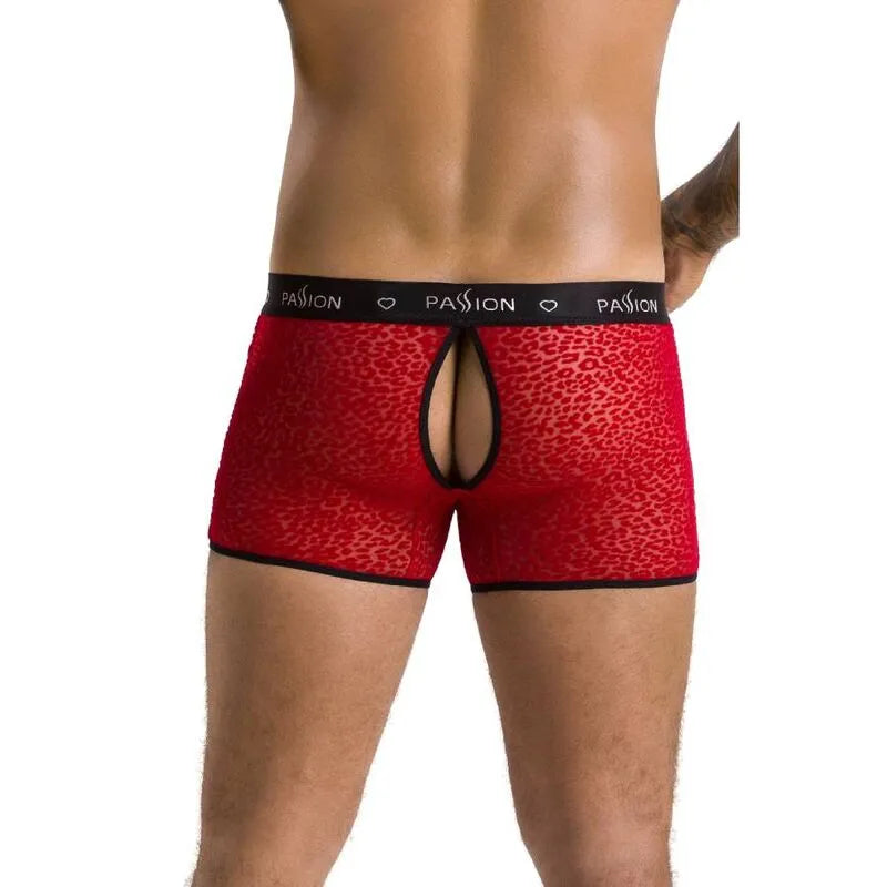 Passion lingerie short parker rouge moderne matériaux certifiés Oeko-Tex