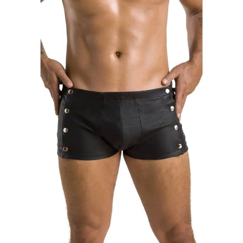 PASSION lingerie short noir polyuréthane polyester fabriqué UE Oeko-Tex