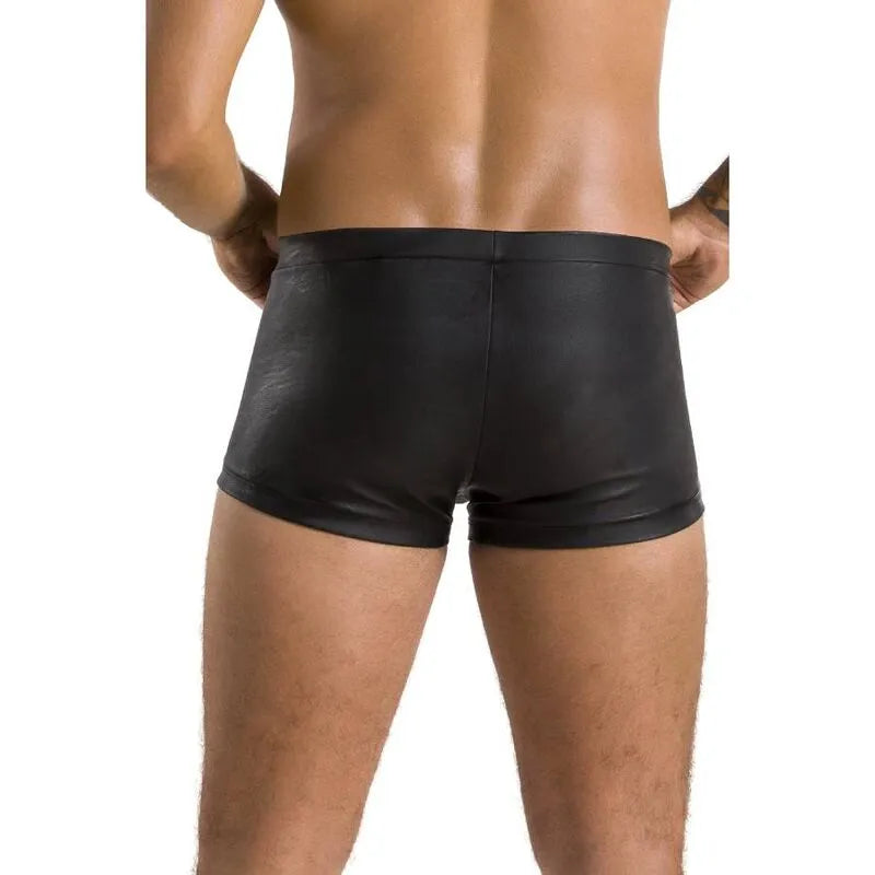 PASSION 050 SHORT PATRICK NOIR LINGERIE CERTIFIÉE OEKOTEX POLYURÉTHANE POLYESTER