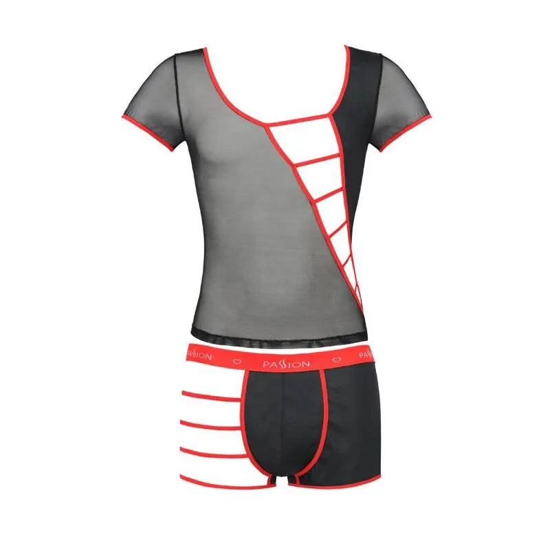 Ensemble lingerie noir moderne Oeko-Tex, design européen, finition raffinée, confort et maintien, fabriqué en Pologne.