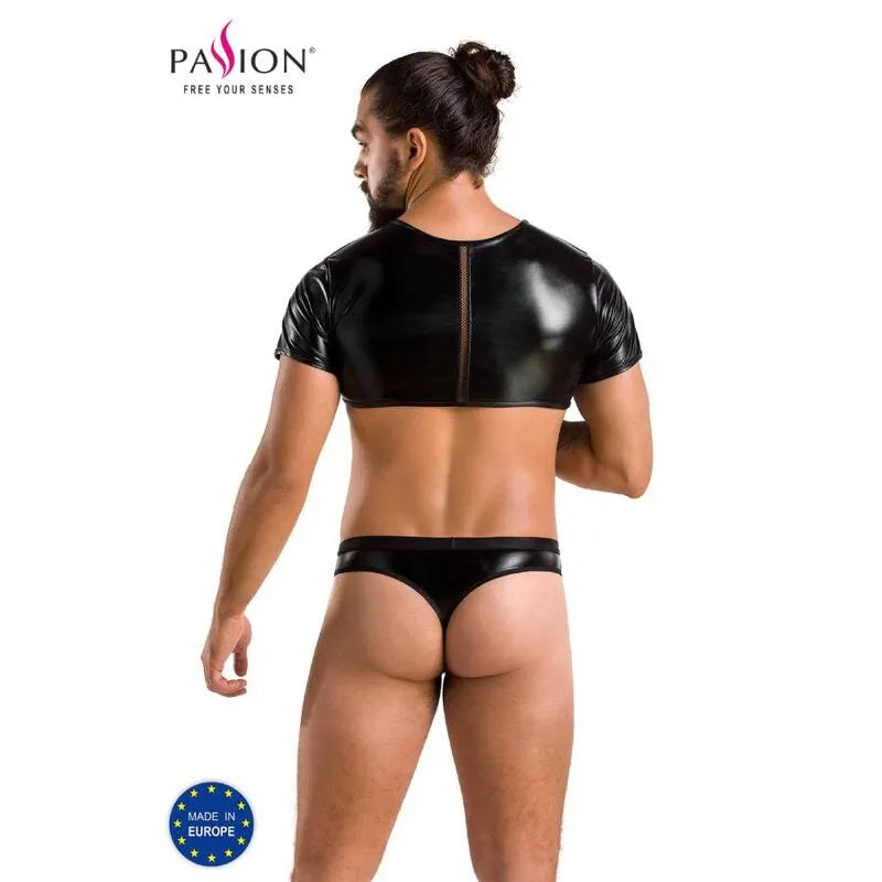 PASSION ensemble lingerie noir certifié Oeko-Tex polyester élasthanne Europe