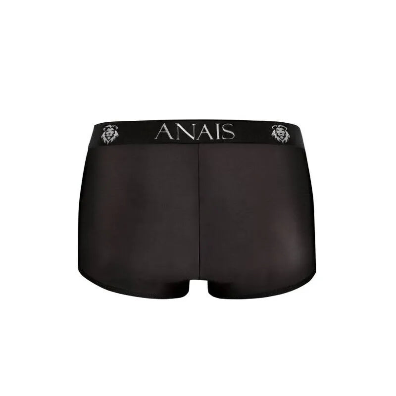 Boxer homme noir microfibre, coupe sportive, ajustement parfait, jambes longues, ceinture logo, élégant et respirant.