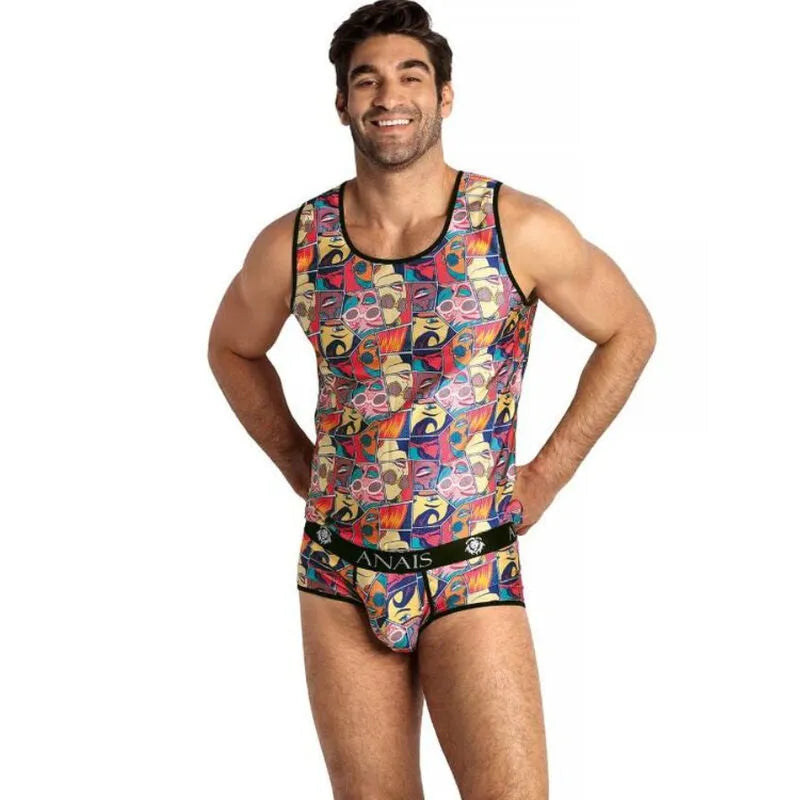débardeurs sexy sans manches bandes dessinées modal doux respirant ajusté coupe sculptant matière extensible polyamide élasthanne léger durable européen élégant