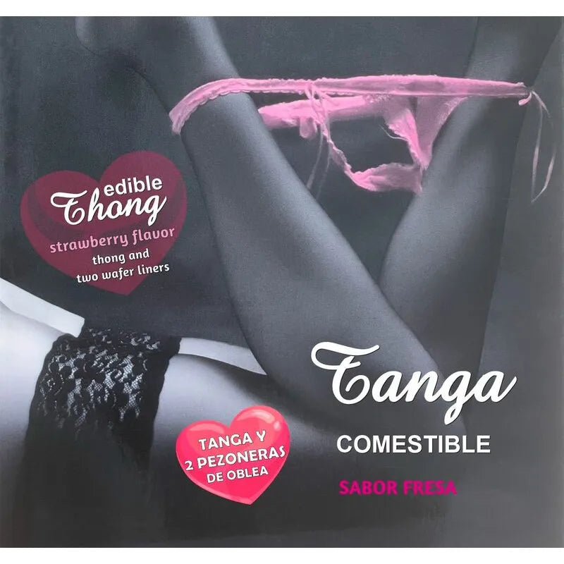 String comestible fraise fétichiste flexible ne tache pas érotique plaisir