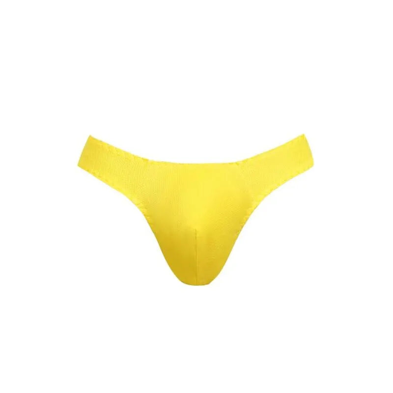 String homme jaune TokyoModal, design moderne et confortable, fabriqué en Europe, qualité premium, style sexy et élégant.