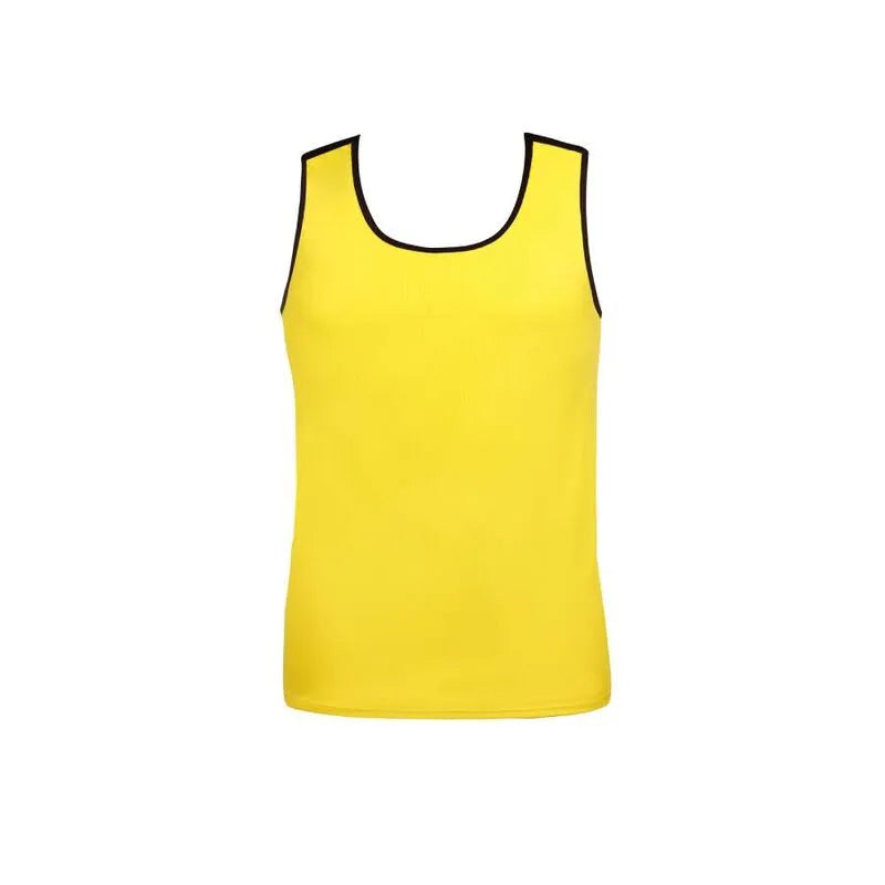 Débardeur Tokyo jaune sans manches pour homme, ajustement parfait, 80% polyamide, 20% élasthanne, Anais Apparel.