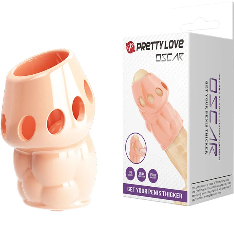 manchon pénien extensible caoutchouc thermoplastique entraînement puissance retard éjaculation sensation soyeuse ajustement parfait discret intime endurance confort étanche