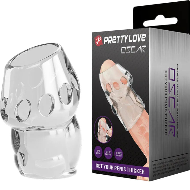 manchon pénien extensible TPR transparent retardateur éjaculation entraînement puissance soyeux confortable durable étanche flexible discret antiglisse