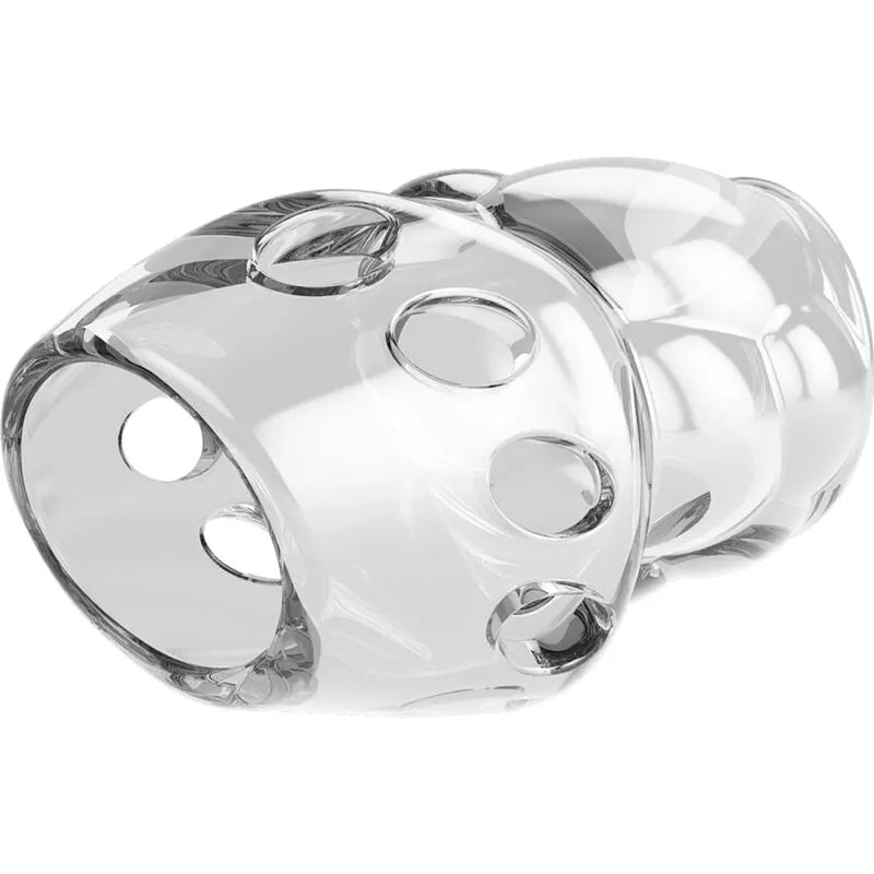 manchon pénien extensible TPR transparent retardateur éjaculation entraînement puissance soyeux confortable durable étanche flexible discret antiglisse
