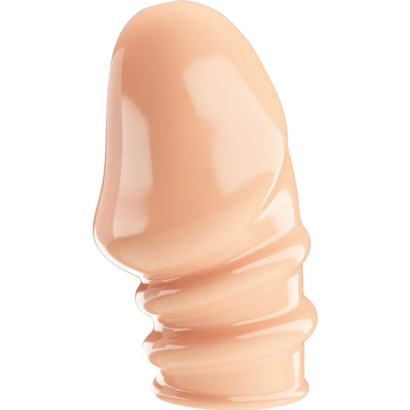 manchon pénien thermoplastique extensible soyeux étanche retard éjaculation contrôle stimulation sensibilité puissance naturelle endurance confortable adaptable taille unique couleur chair