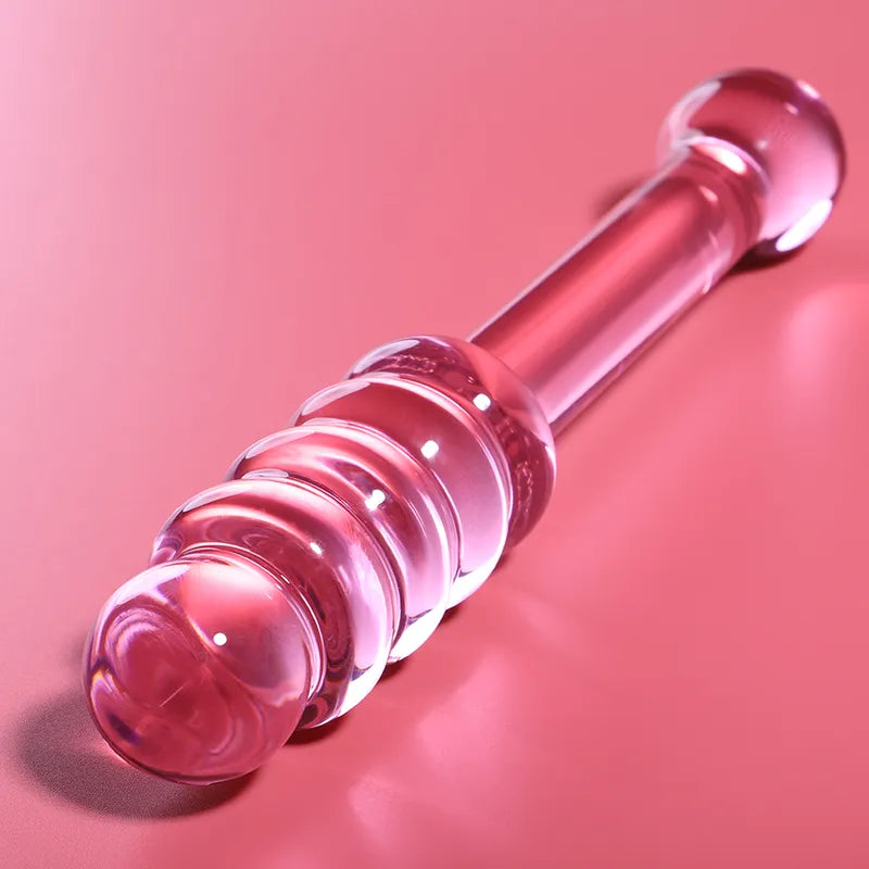 Plug anal en verre borosilicate design épuré sextoy haut de gamme pour adultes Ibiza Nebula Series