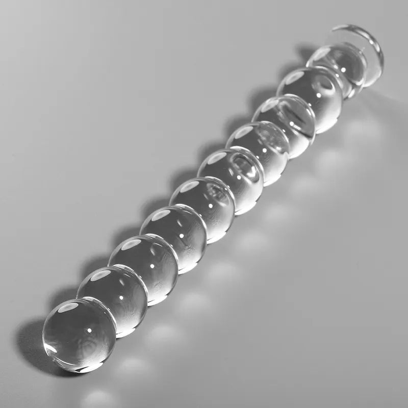 Nebula Series by Ibiza - Plug anal en verre borosilicate clair - Design élégant pour expérience anale exceptionnelle - 21.5 cm x 2.5 cm