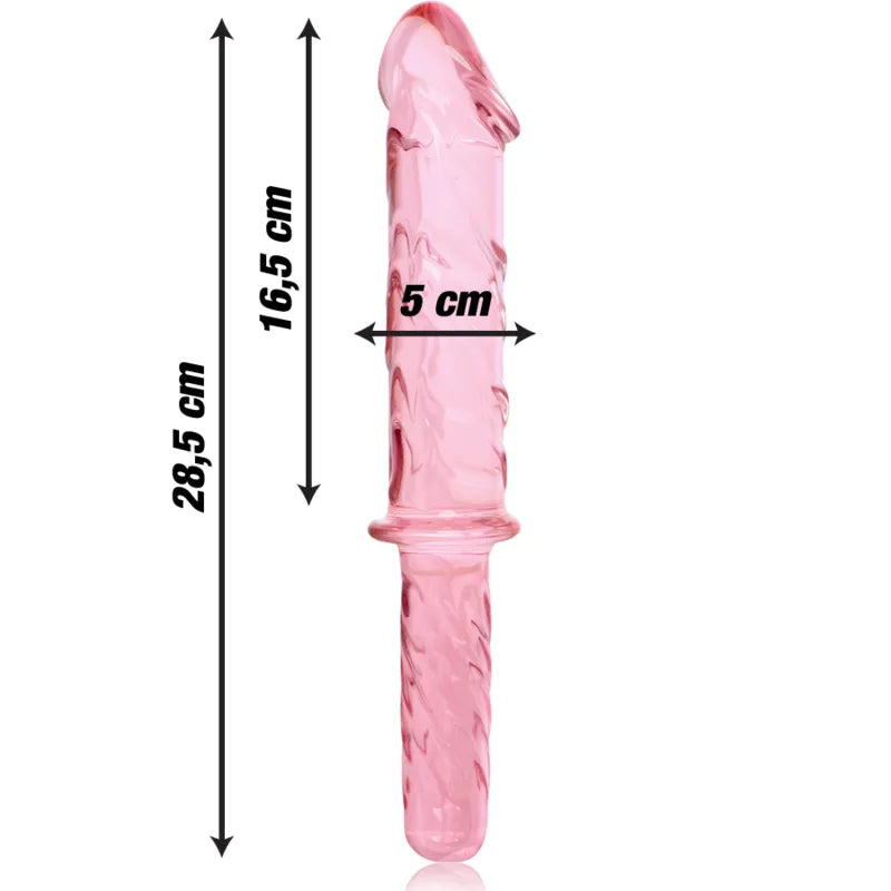 Plug anal en verre borosilicate design spiralé pour une stimulation intense sécurité intimité sextoy élégant pour adultes
