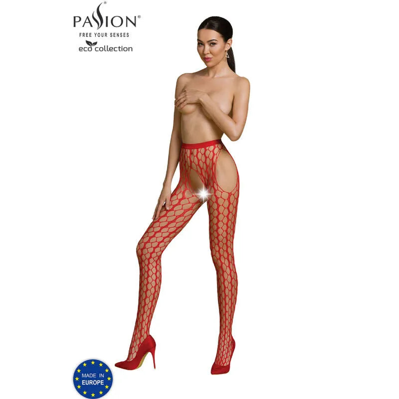 Body sexy écologique nylon recyclé rouge taille unique non allergène