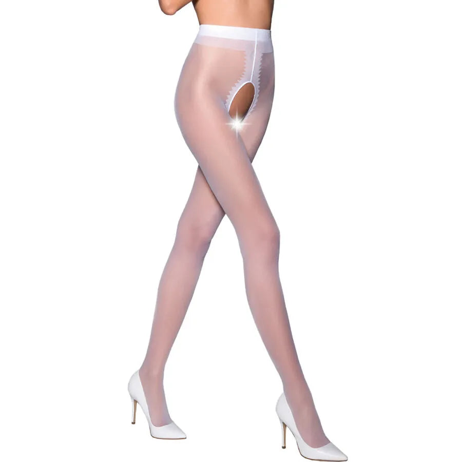 Collants ouverts entrejambe noirs rouges élégants, design moderne, luxe européen, confortables et hypoallergéniques.