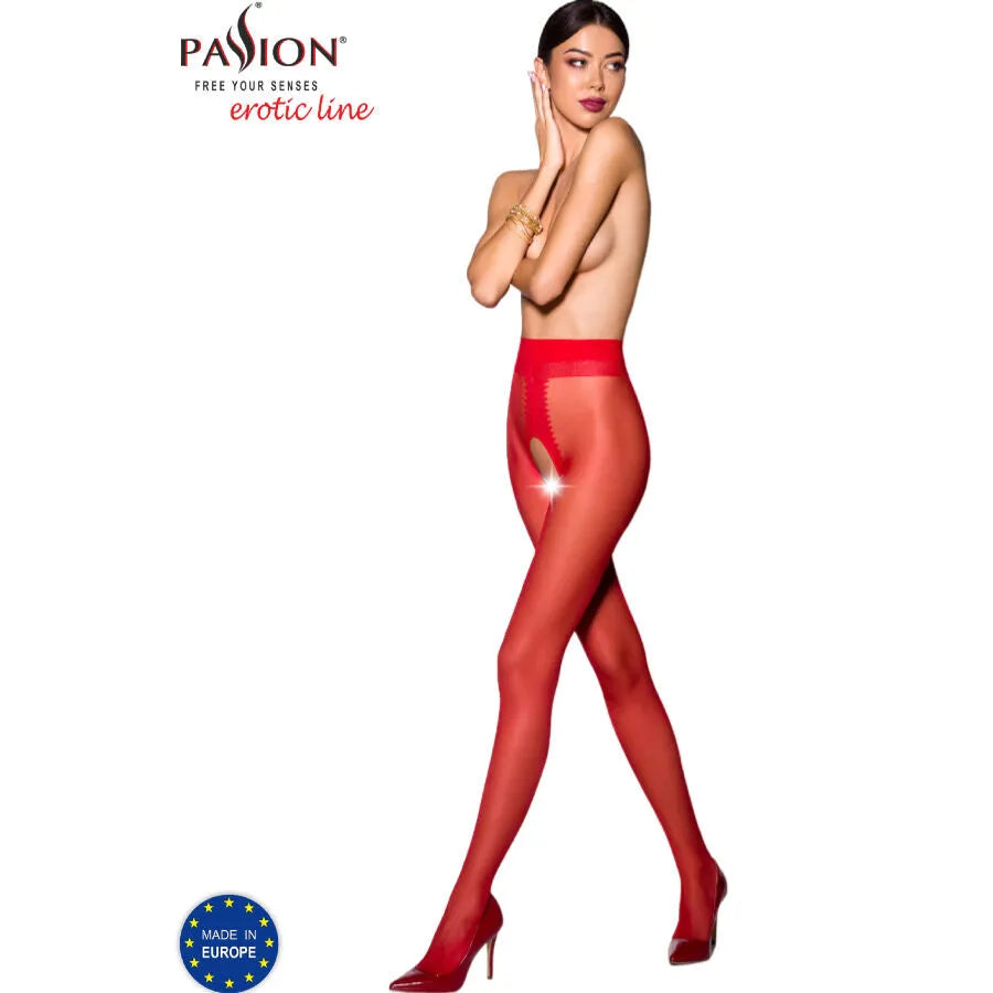 bas ouverture entrejambe élégants femme moderne luxe qualité européenne transparent confort durable polyamide élasthanne noir blanc rouge hypoallergénique