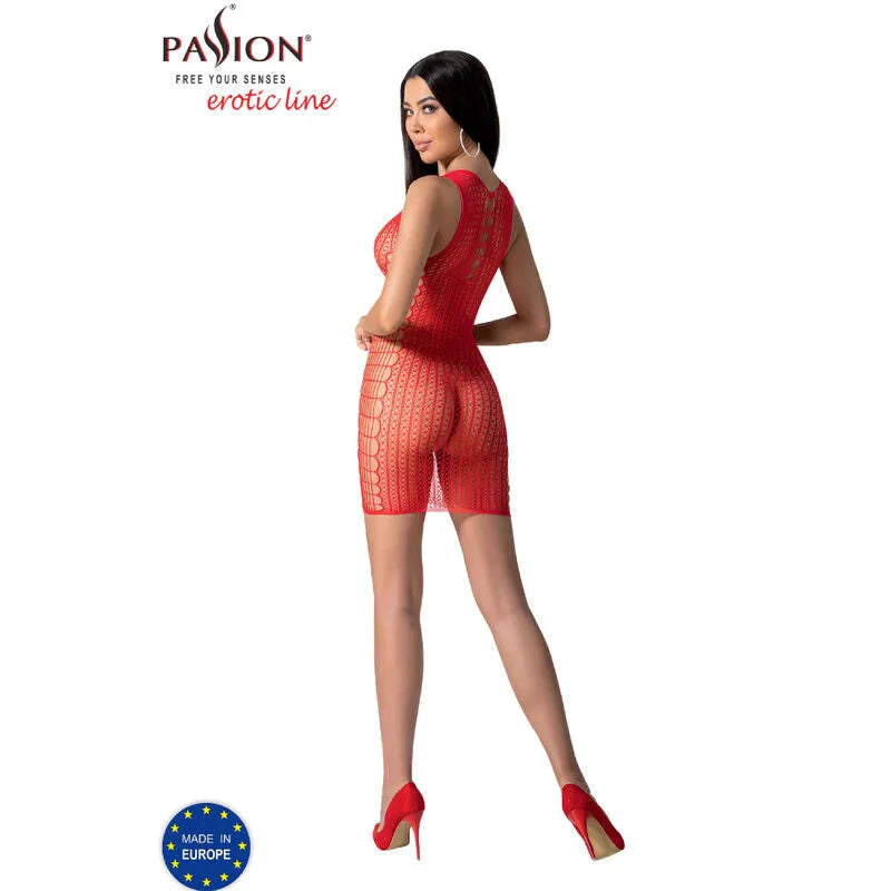 PASSION bodystocking résille sexy taille unique dentelle noir rouge blanc