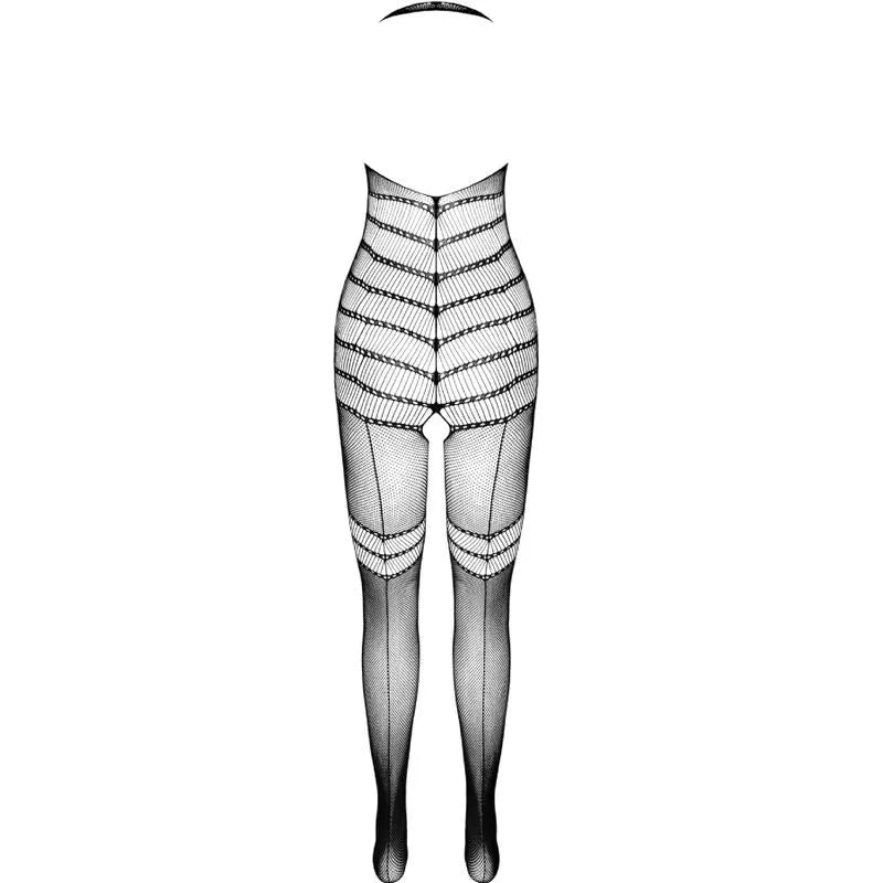 PASSION Bodystocking résille sexy dentelle noire rouge blanc taille unique