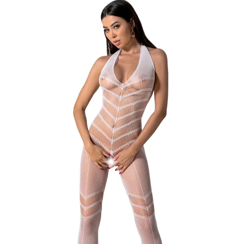 bodystocking résille sexy imprimé durable extensible sculptant silhouette ajustable taille unique fabriqué européen polyamide élasthanne noir rouge blanc