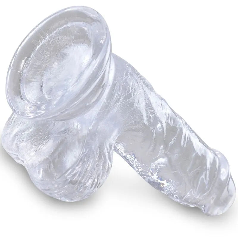 Transparent gode réaliste ventouse hypoallergénique flexible 10.1 cm Pipedream
