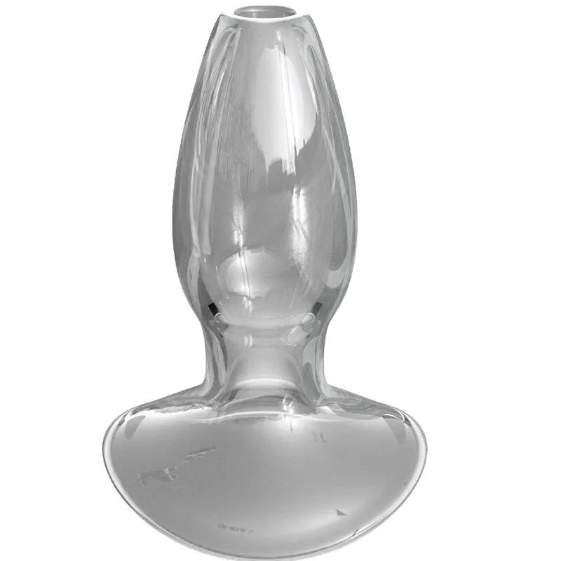 dilatateur anal cristal Elite verre lisse non poreux hygiénique stérilisable conique progressif base large plate sécurité maximale stimulation prostatique débutant